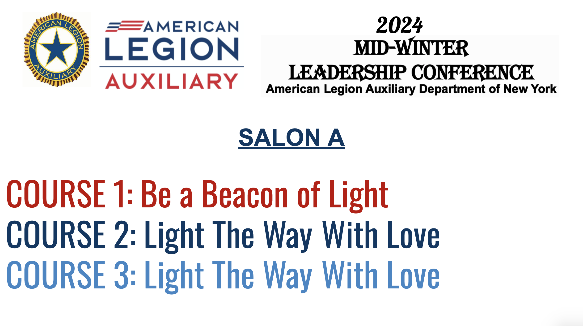 2024 MIDWINTER CONFERENCE American Legion Auxiliary