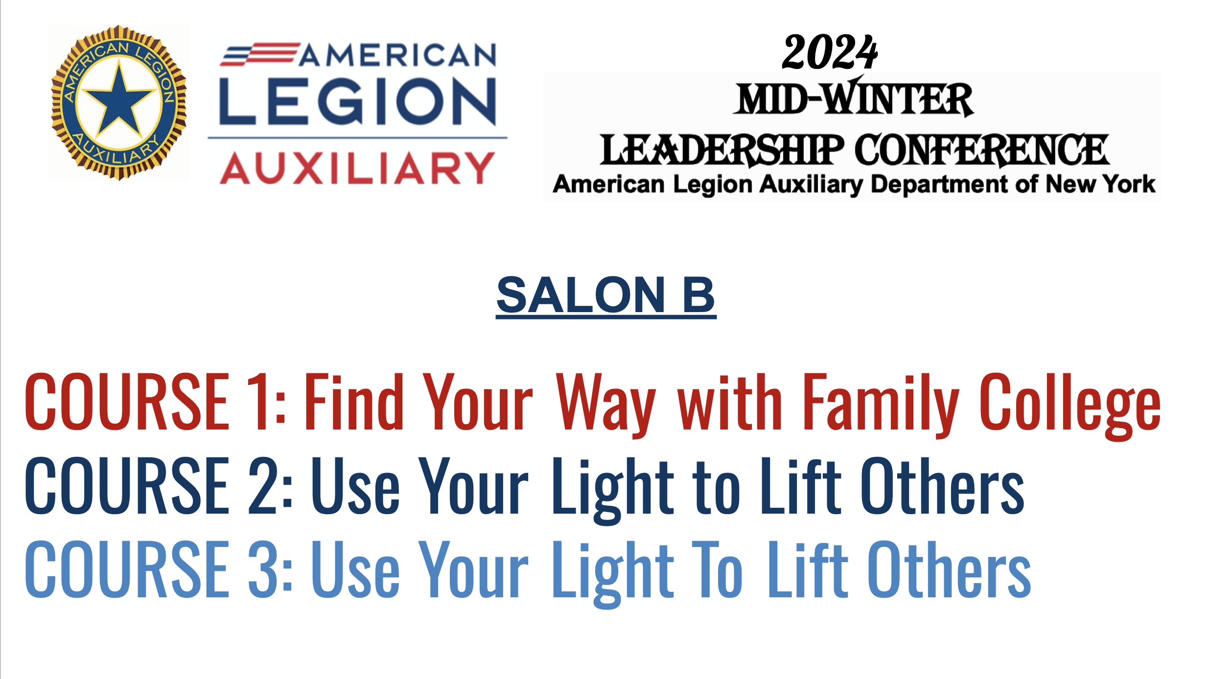 2025 MIDWINTER CONFERENCE American Legion Auxiliary